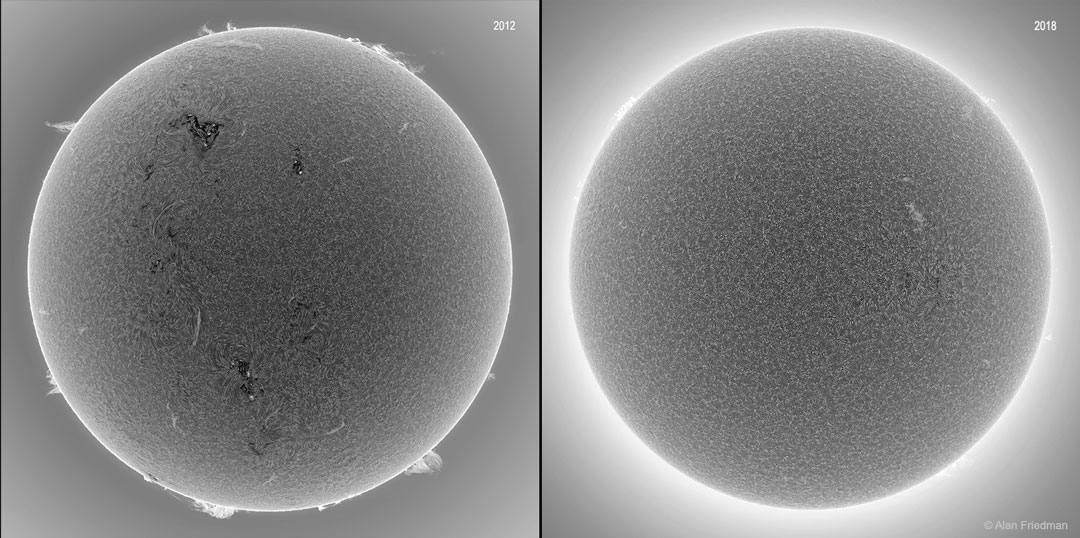 Un mois de février sans taches solaires